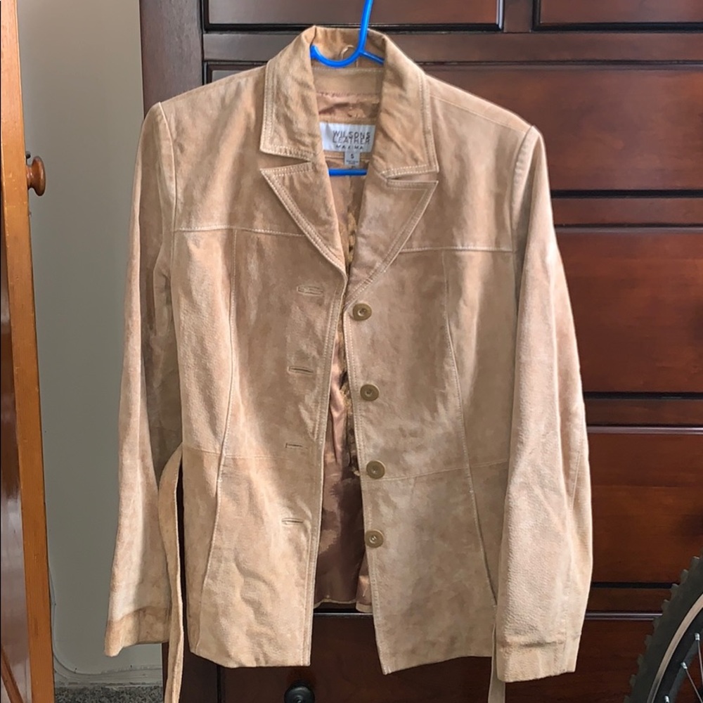 Suede coat